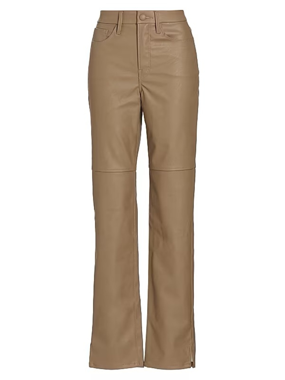 Good American Better Than Leather Good Boy Pants in Warm Caramel NWT
